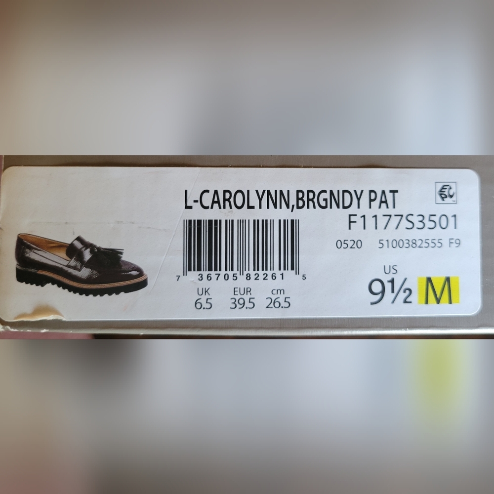 Franco Sarto Lug Sole Loafer (Burgundy color) - Picture 7 of 7
